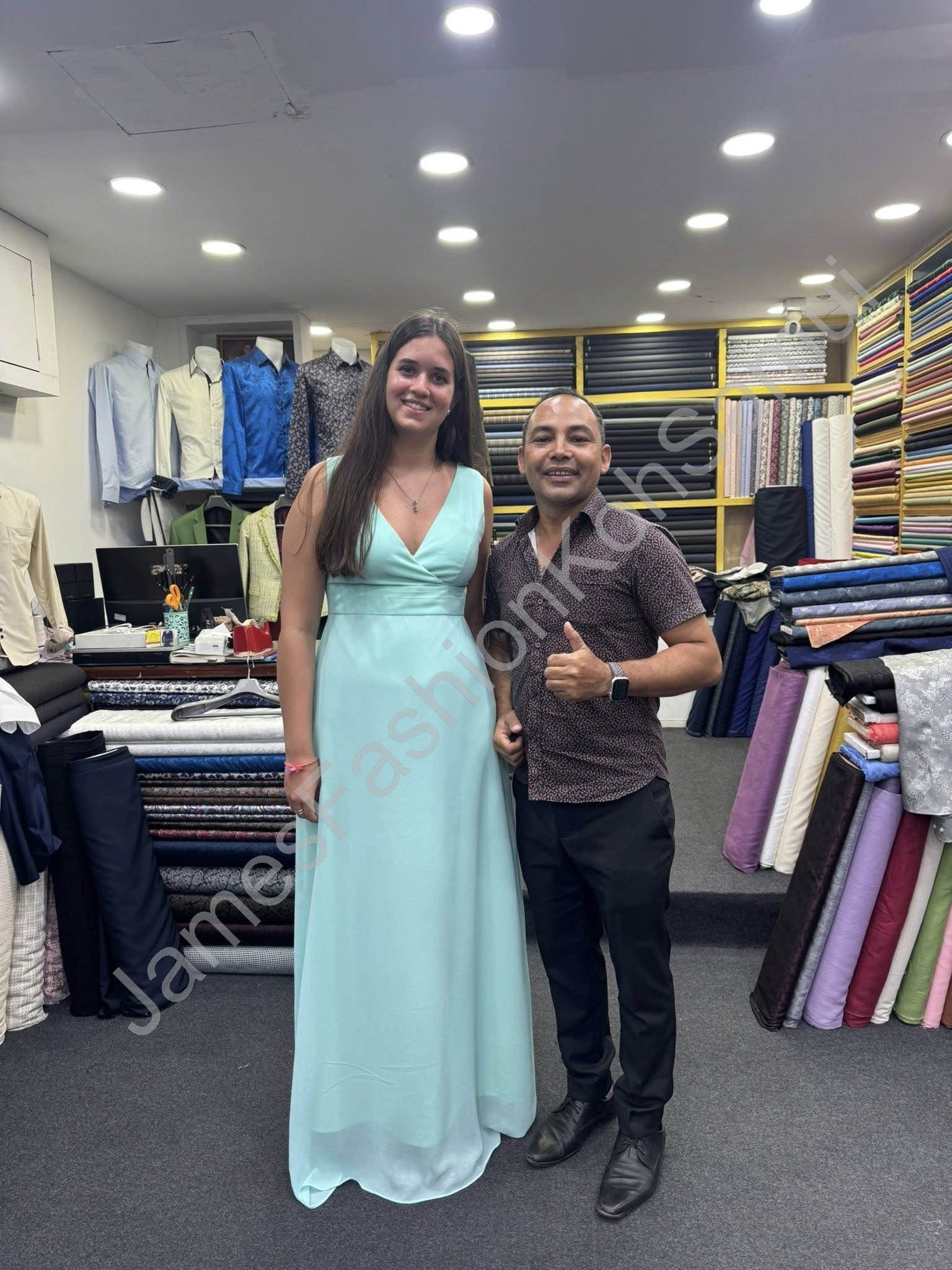 Custom made dress James Fashion