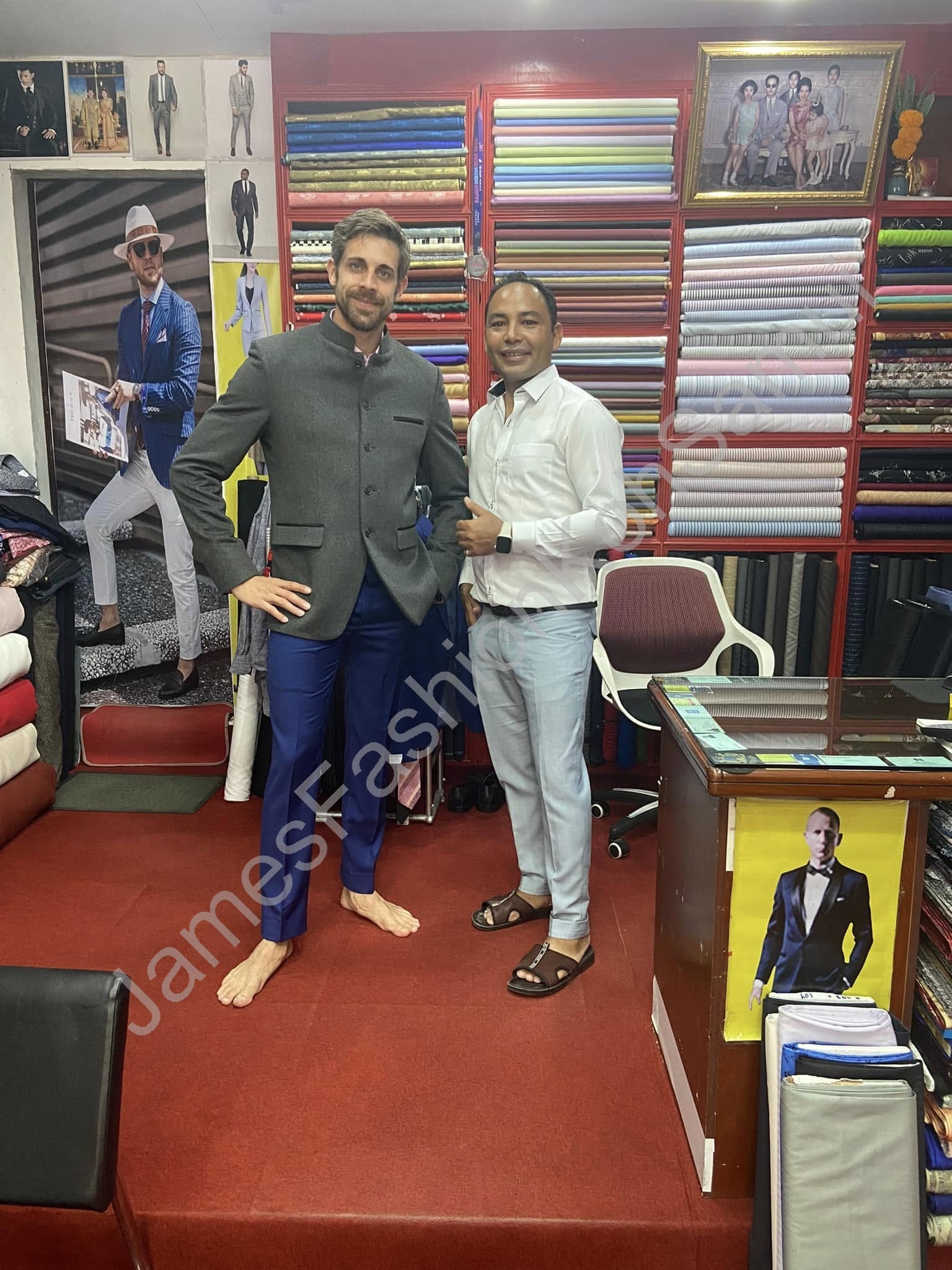 Bespoke shirt tailor Thailand