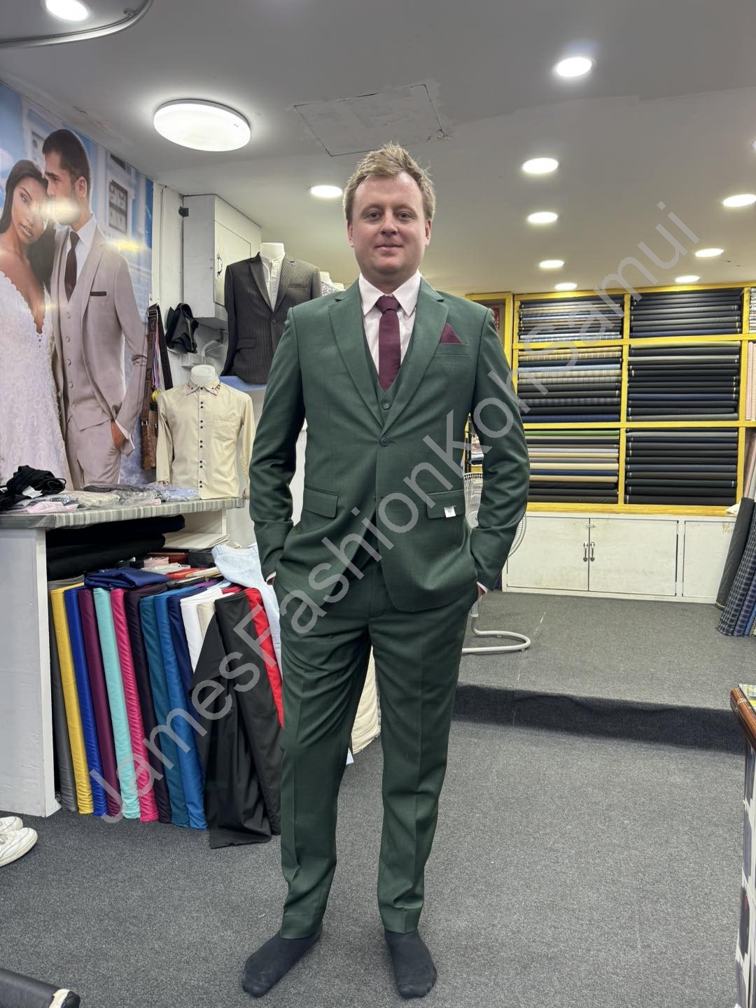 Luxury bespoke suit